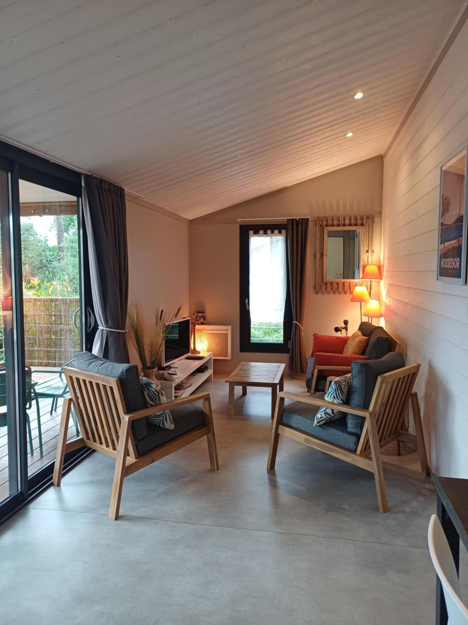 Chalet La Lande Ondres Exterior foto